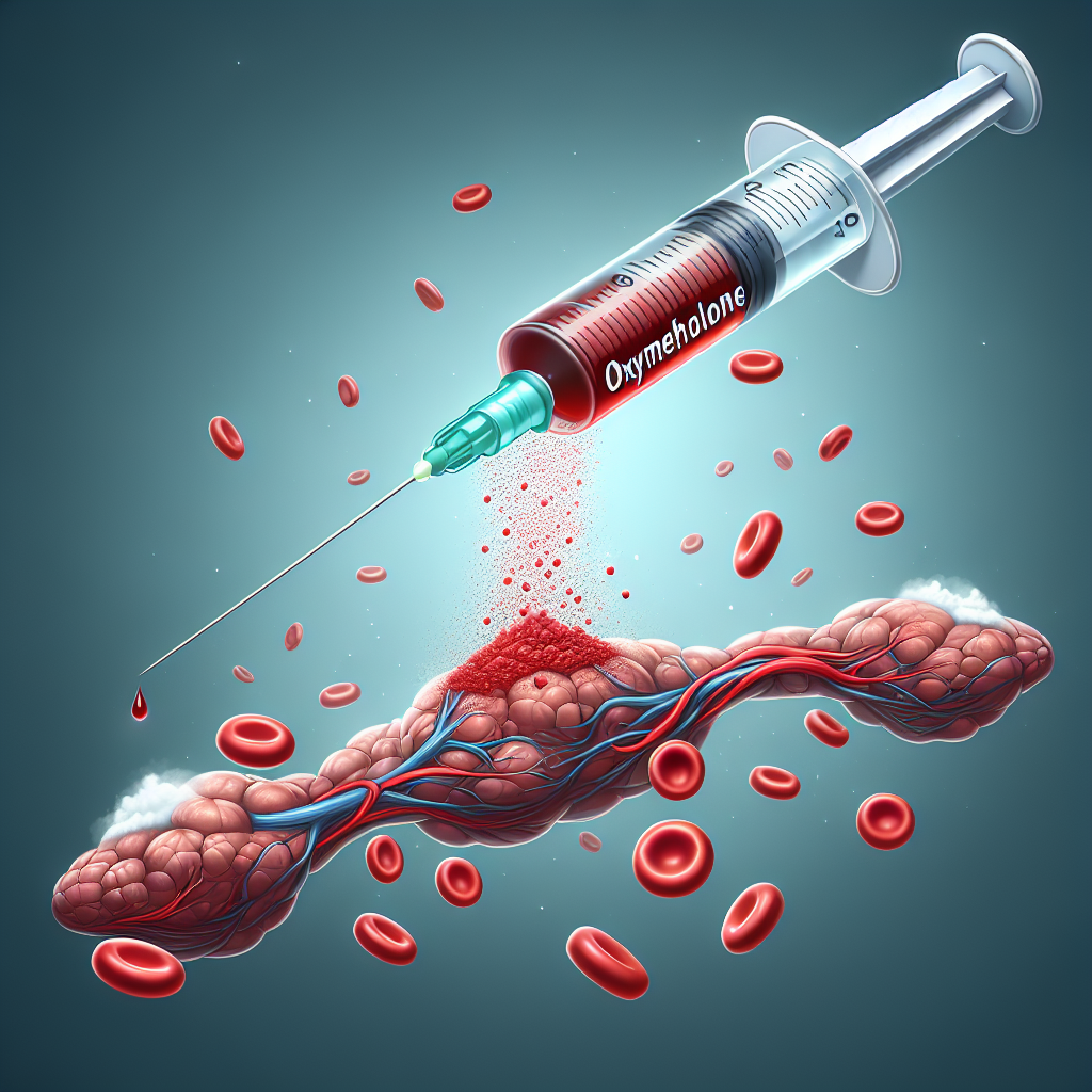 Oximetolona inyectable y aumento de glóbulos rojos