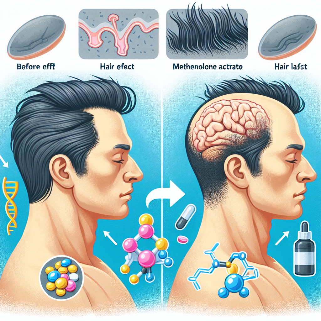 ¿Puede Acetato de metenolona causar caída del cabello?