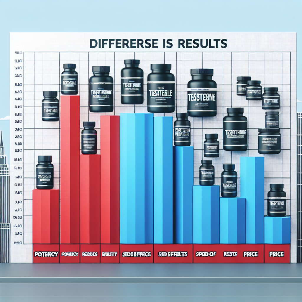 Diferencias de resultados entre marcas de Testosterona