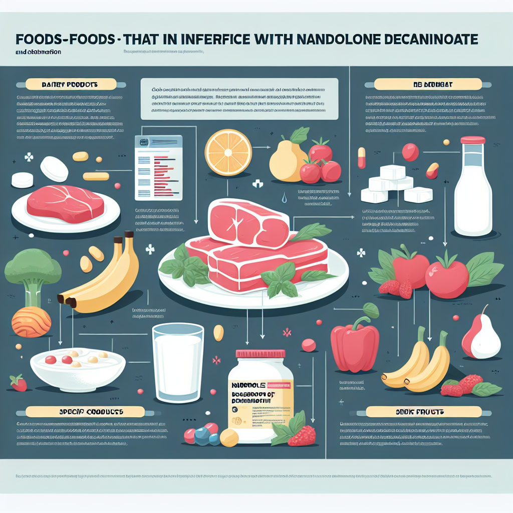 Qué alimentos pueden interferir con la absorción de Decanoato de nandrolona