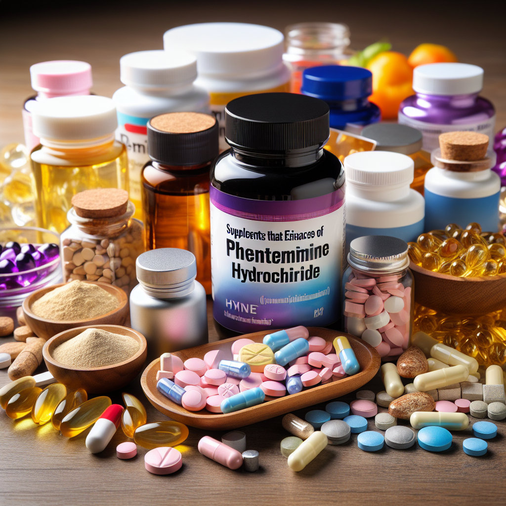 Suplementos que potencian el efecto de Phentermine Hydrochlorid