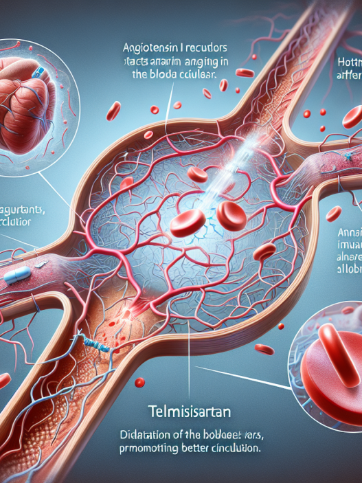 Cómo afecta Telmisartan a la circulación periférica