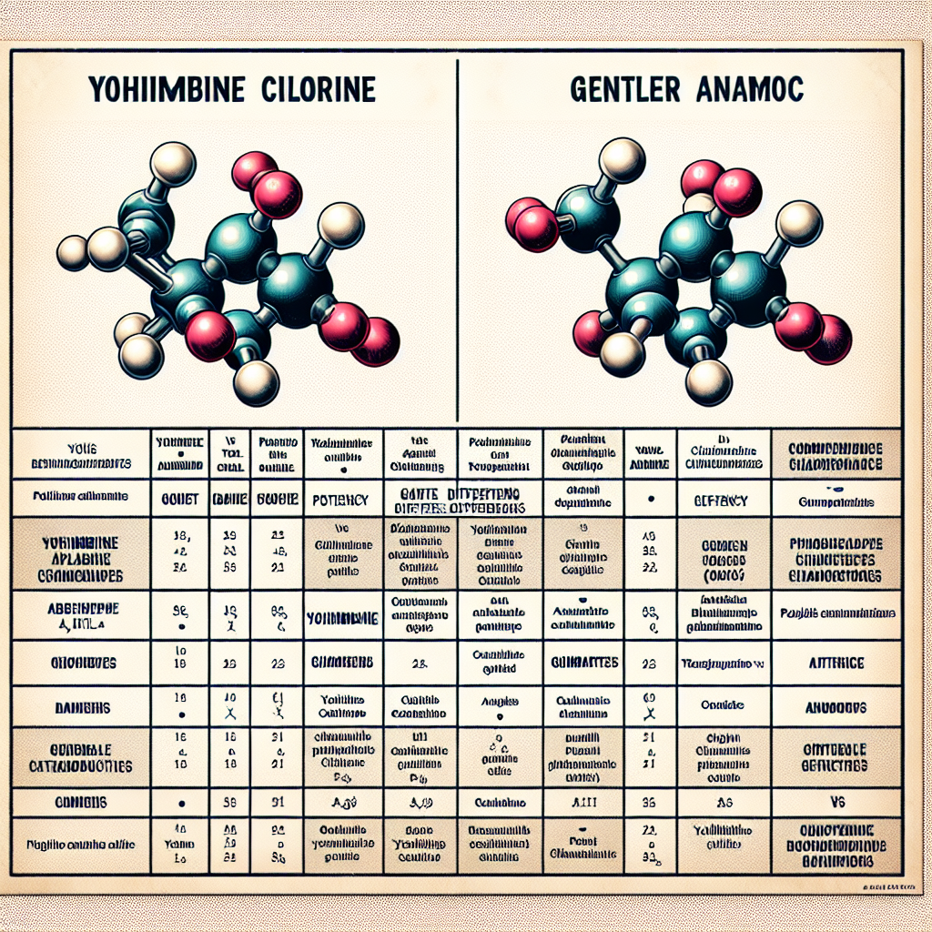Cómo elegir entre Yohimbine chlorine y su análogo más suave