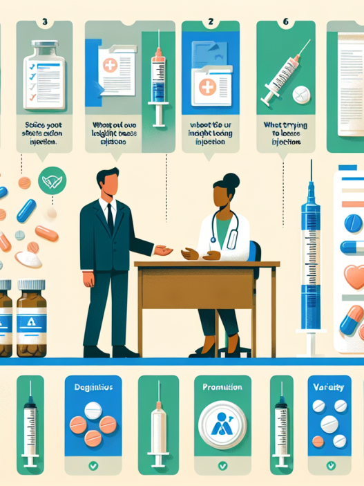 Consejos para principiantes que prueban Inyecciones y pastillas para adelgazar