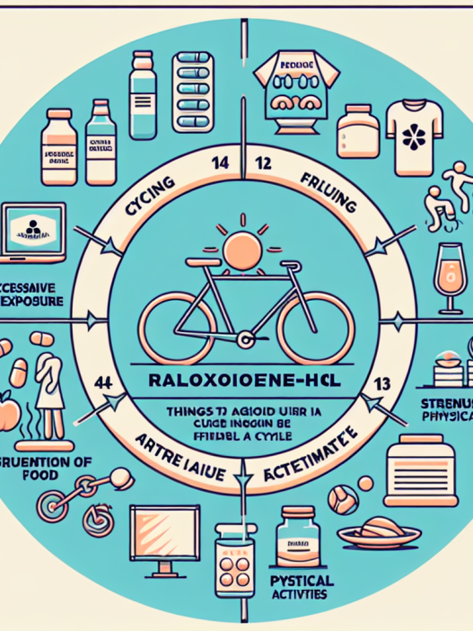 Qué no hacer durante un ciclo con Raloxifen-HCl