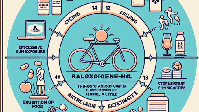 Qué no hacer durante un ciclo con Raloxifen-HCl
