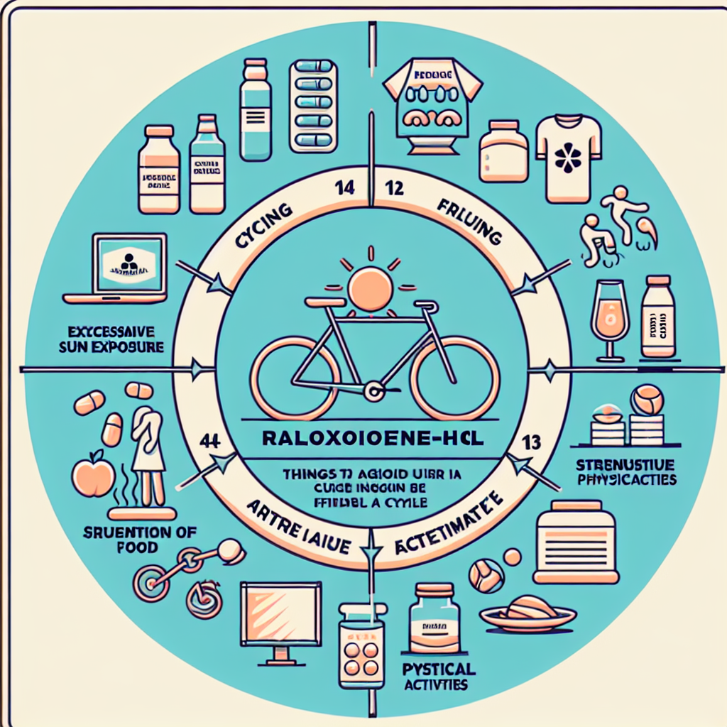Qué no hacer durante un ciclo con Raloxifen-HCl