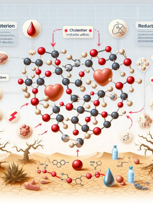 Colesterol - agentes reductores y riesgos de deshidratación