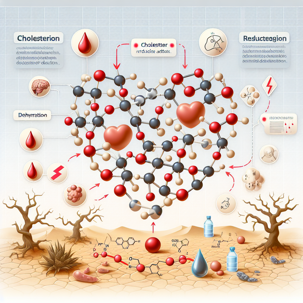 Colesterol - agentes reductores y riesgos de deshidratación