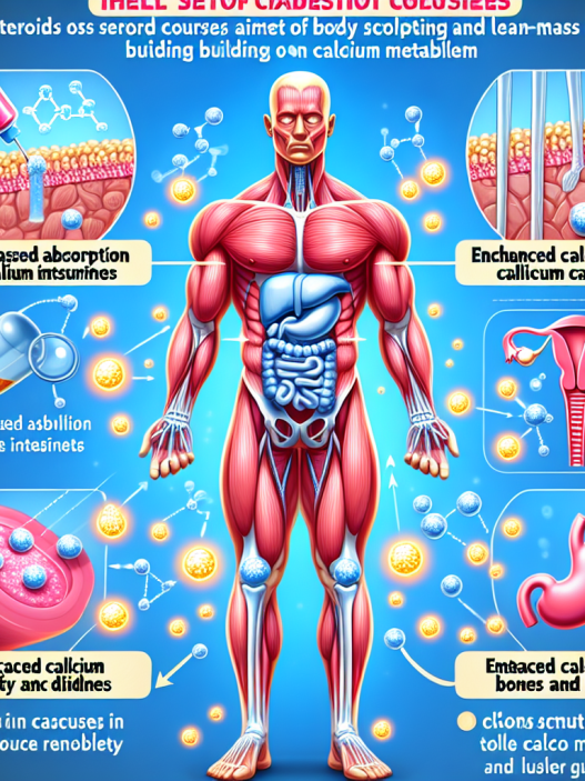 Cómo afecta Cursos de esteroides para secado y modelado corporal (aumento de masa magra) al metabolismo del calcio