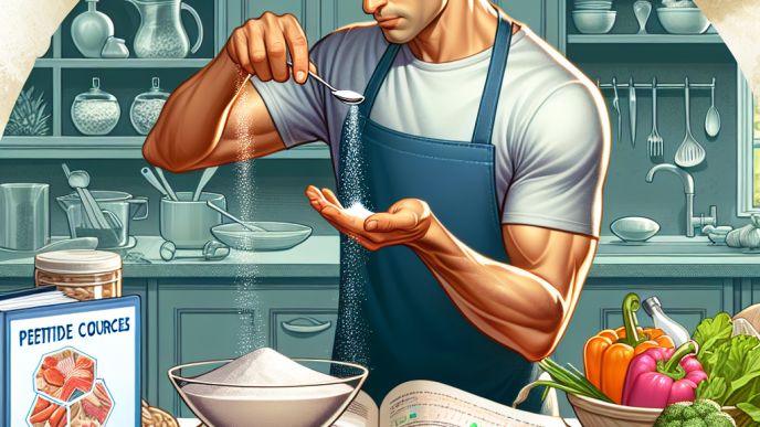 Cómo ajustar la ingesta de sal al usar Cursos de péptidos