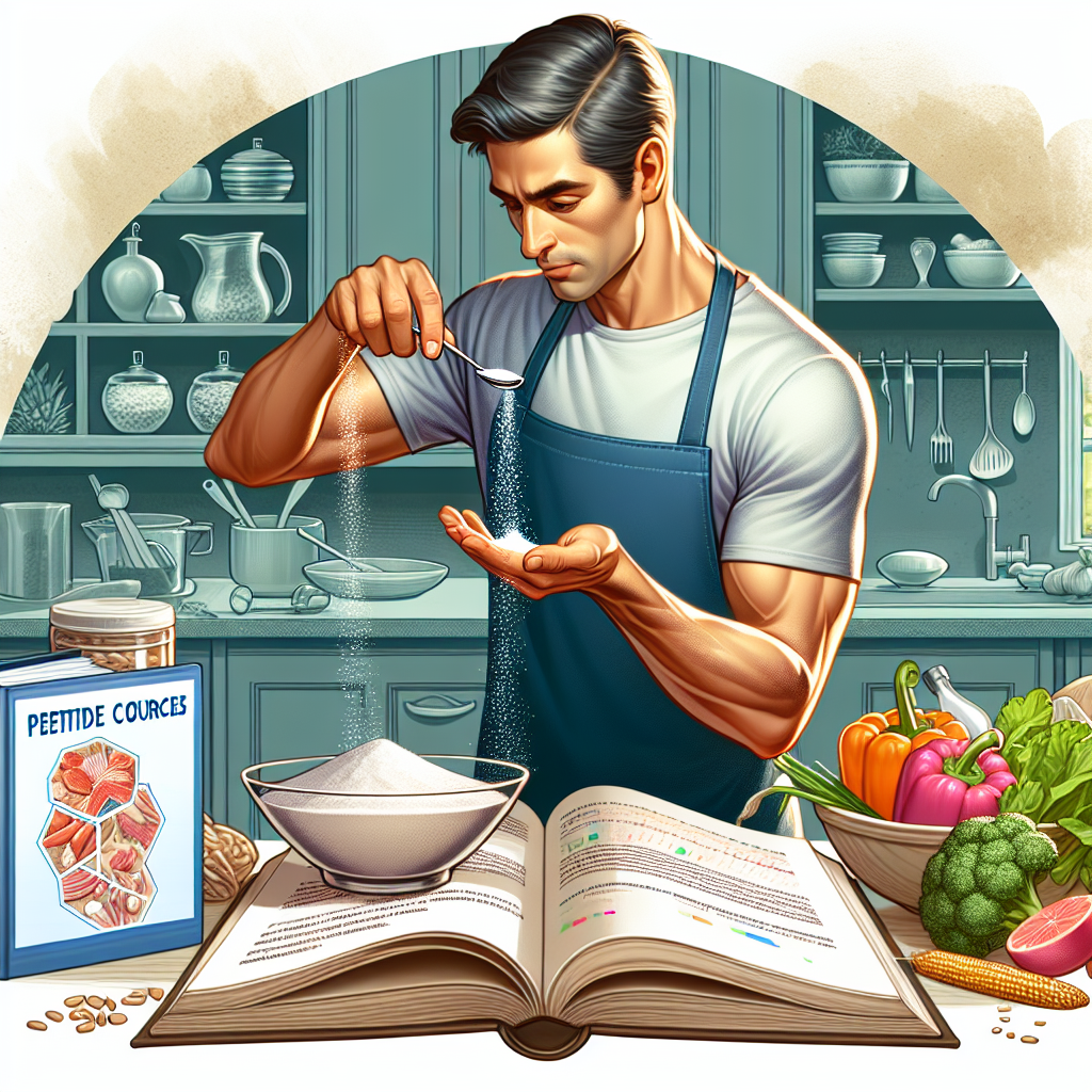 Cómo ajustar la ingesta de sal al usar Cursos de péptidos