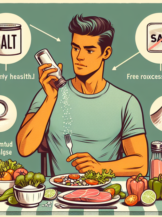 Cómo ajustar la ingesta de sal al usar Salud general