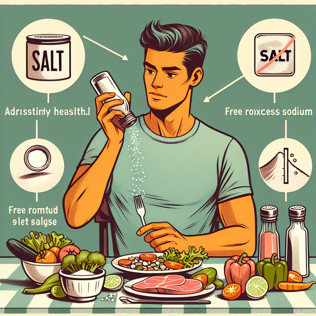 Cómo ajustar la ingesta de sal al usar Salud general