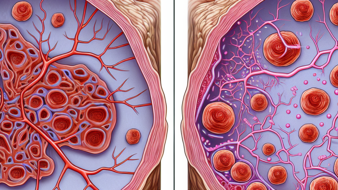 Cómo cambia la vascularización con Tamoxifeno