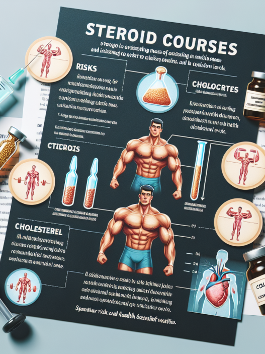 Cursos de esteroides para aumentar la masa muscular y niveles de colesterol: ¿hay riesgo?