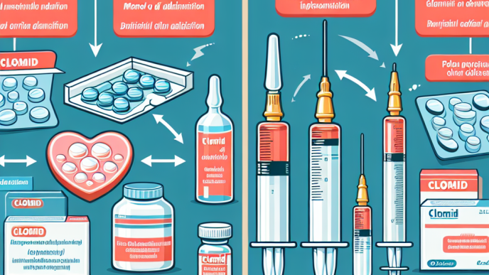 Diferencias entre Clomid oral e inyectable