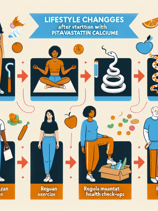 Cómo adaptar tu estilo de vida al usar Pitavastatina cálcica