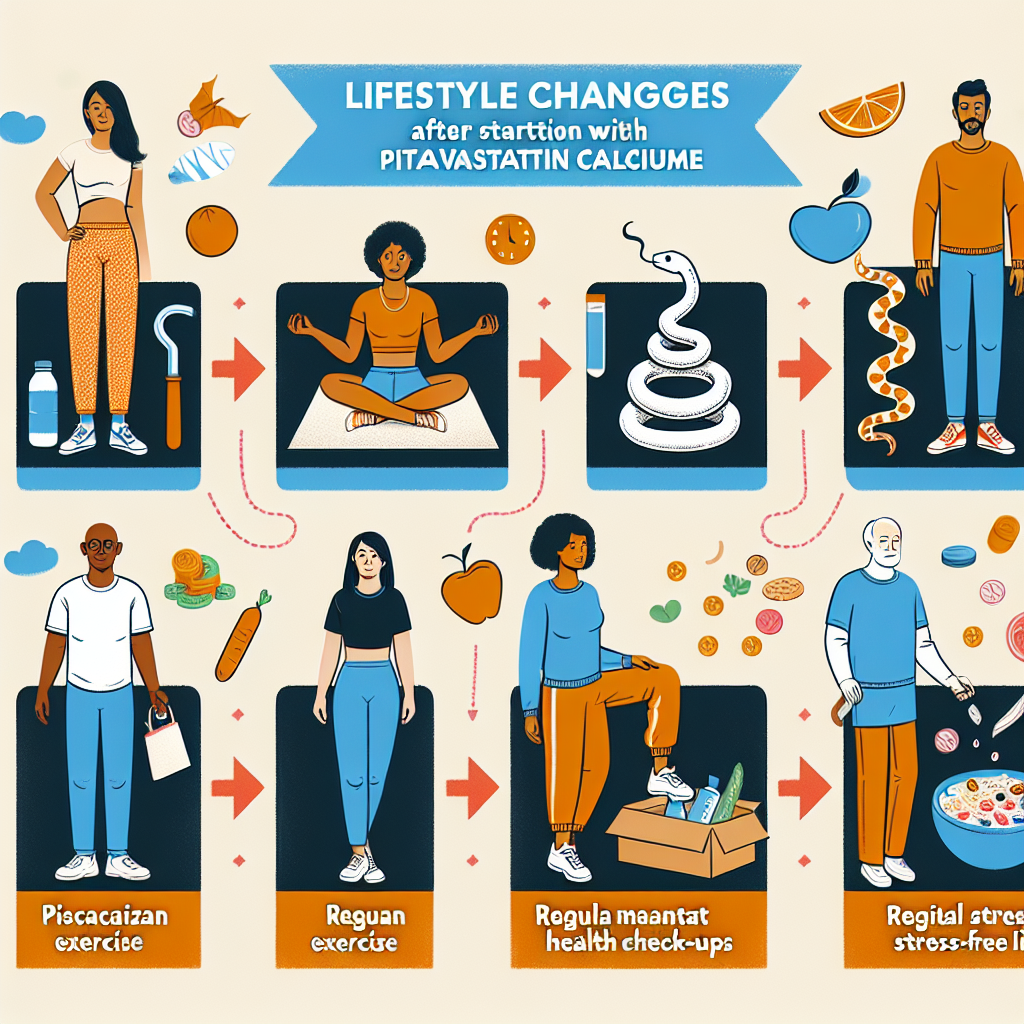 Cómo adaptar tu estilo de vida al usar Pitavastatina cálcica