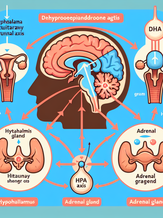 Cómo afecta Dehydroepiandrosteron al eje HPTA