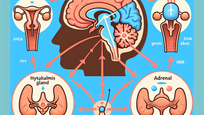 Cómo afecta Dehydroepiandrosteron al eje HPTA