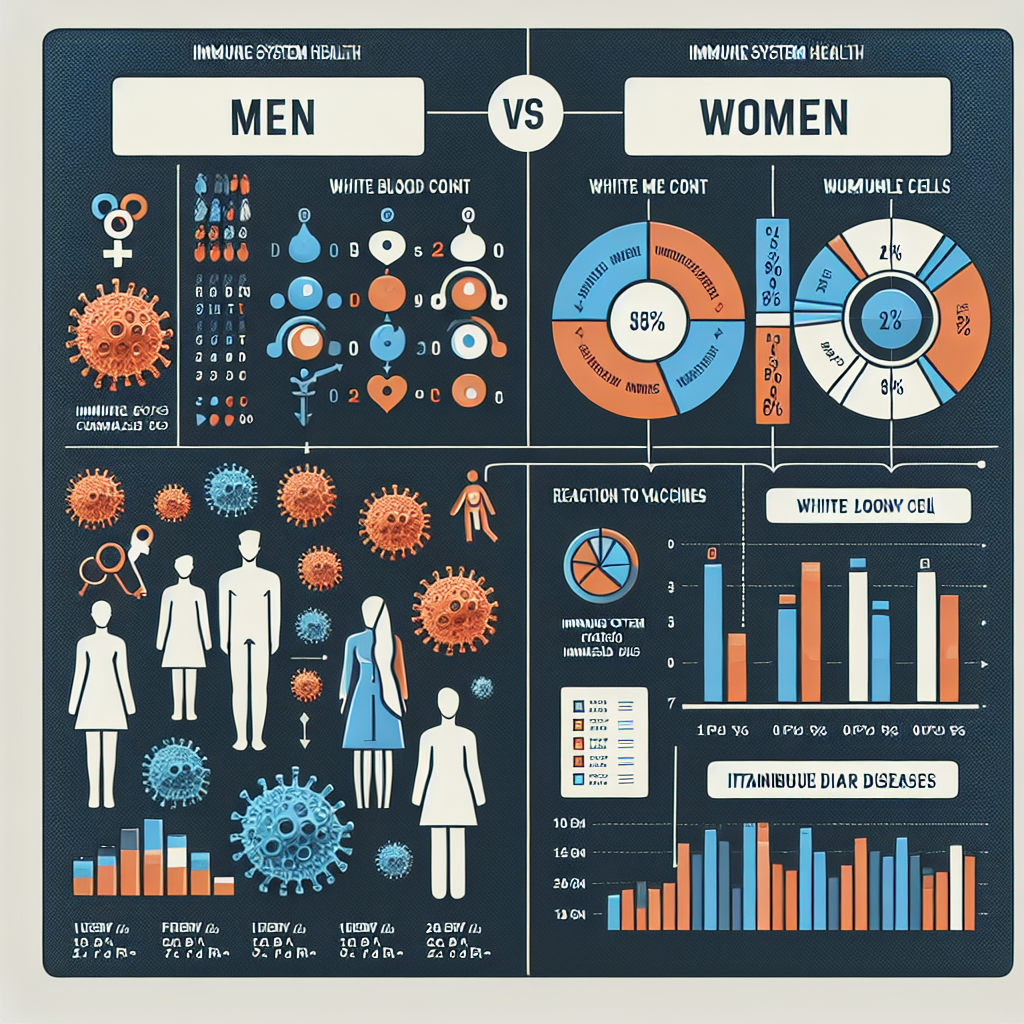 Qué diferencias esperar entre hombres y mujeres con Salud inmunológica