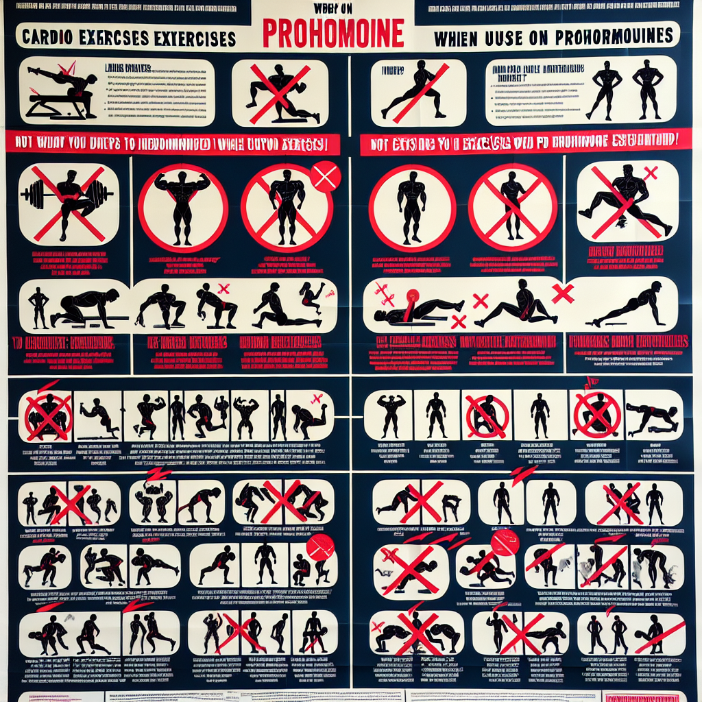 ¿Qué formas de cardio no se recomiendan con Prohormon?