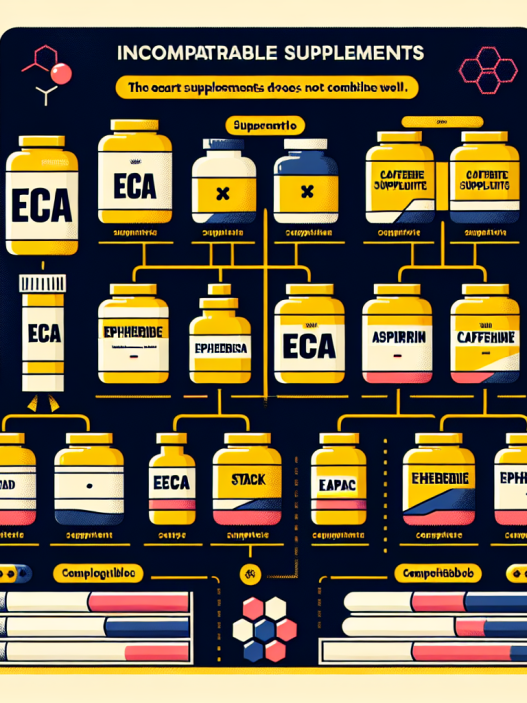 Qué tipo de suplementos no combinan bien con ECA