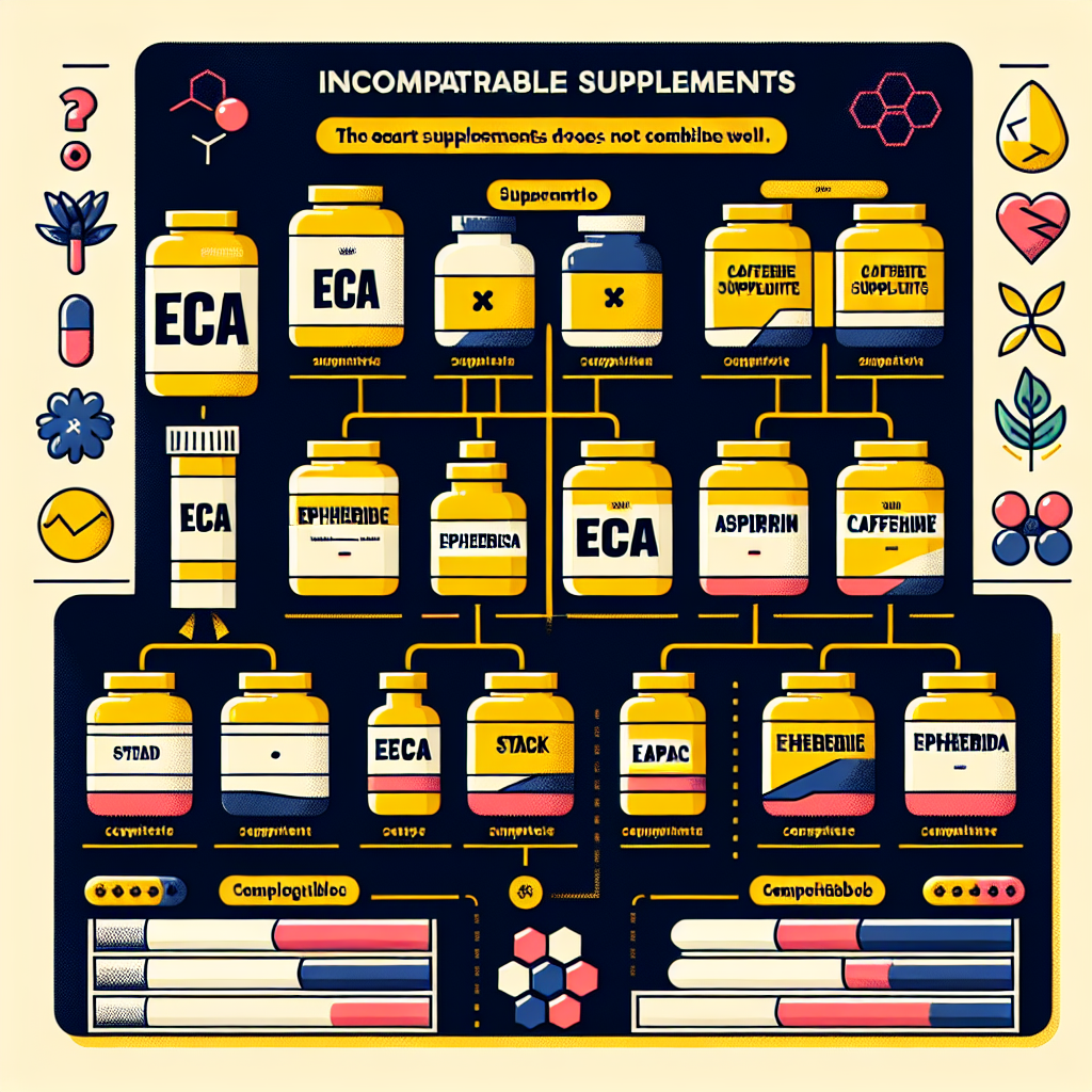 Qué tipo de suplementos no combinan bien con ECA